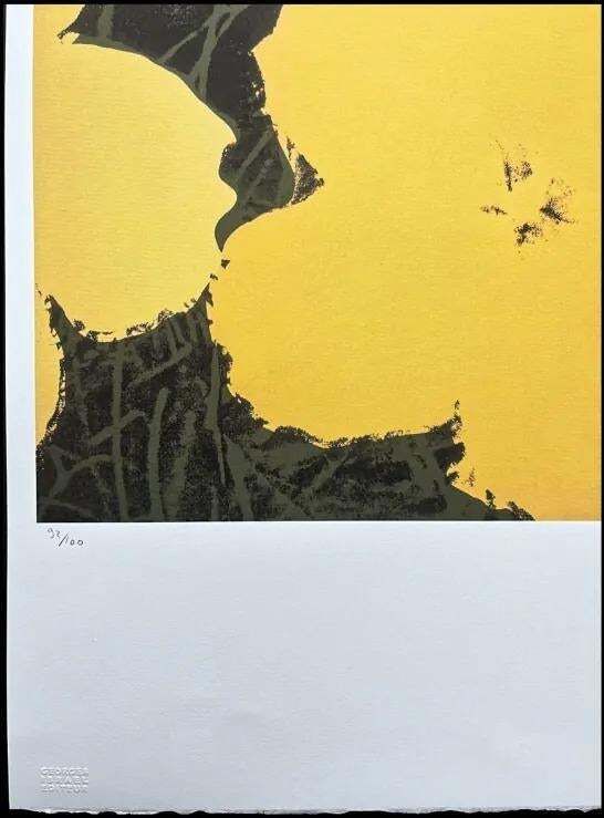 After Andy Warhol, Flowers Yellow, 1980s, Lithograph photo Art