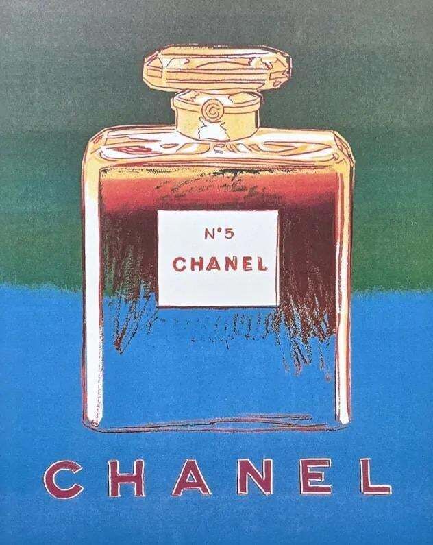 After Andy Warhol, Chanel Blue Green, 1980s, Lithograph photo Art