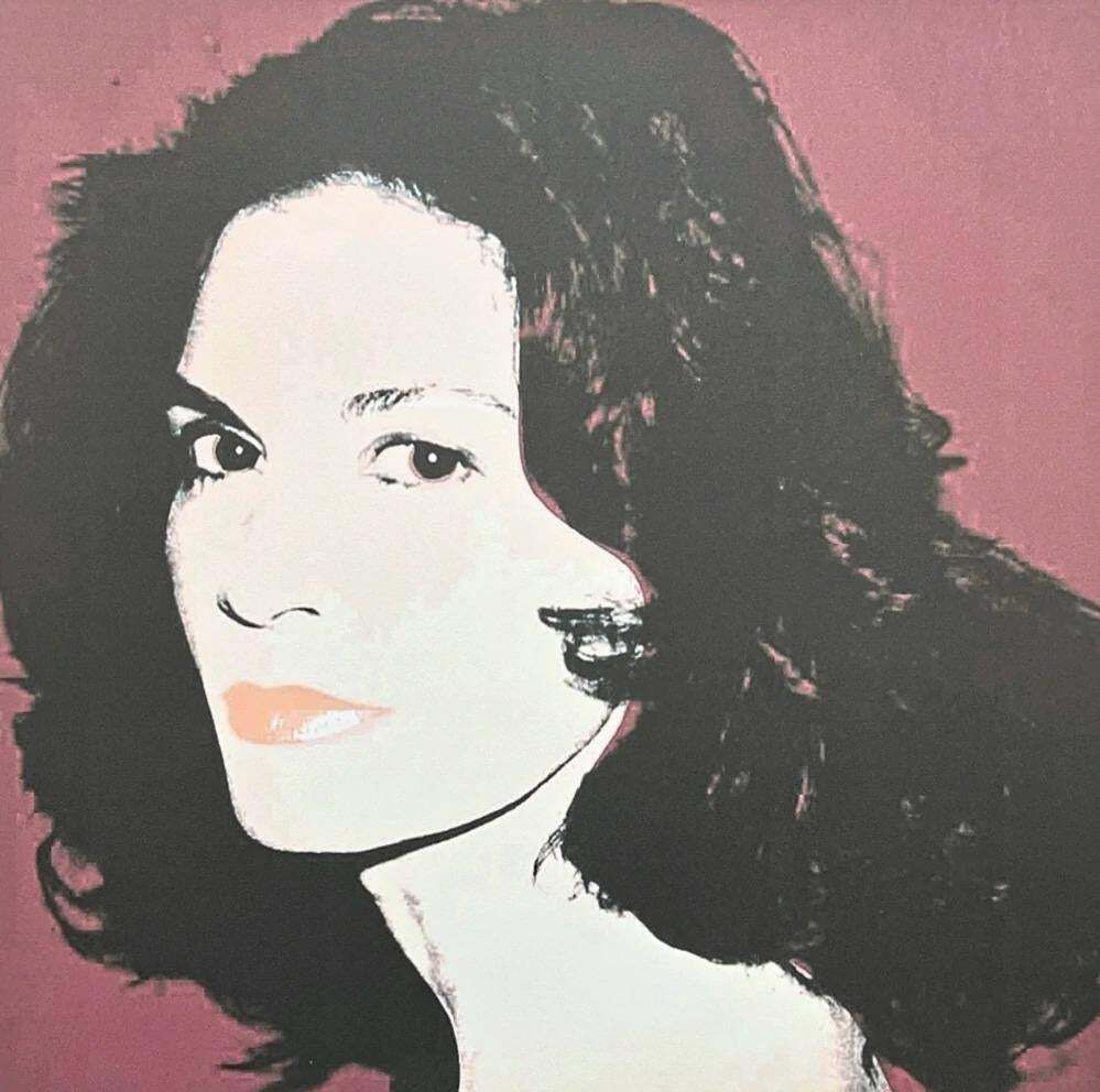After Andy Warhol, Florinda Bolka, 1980s, Lithograph photo Art