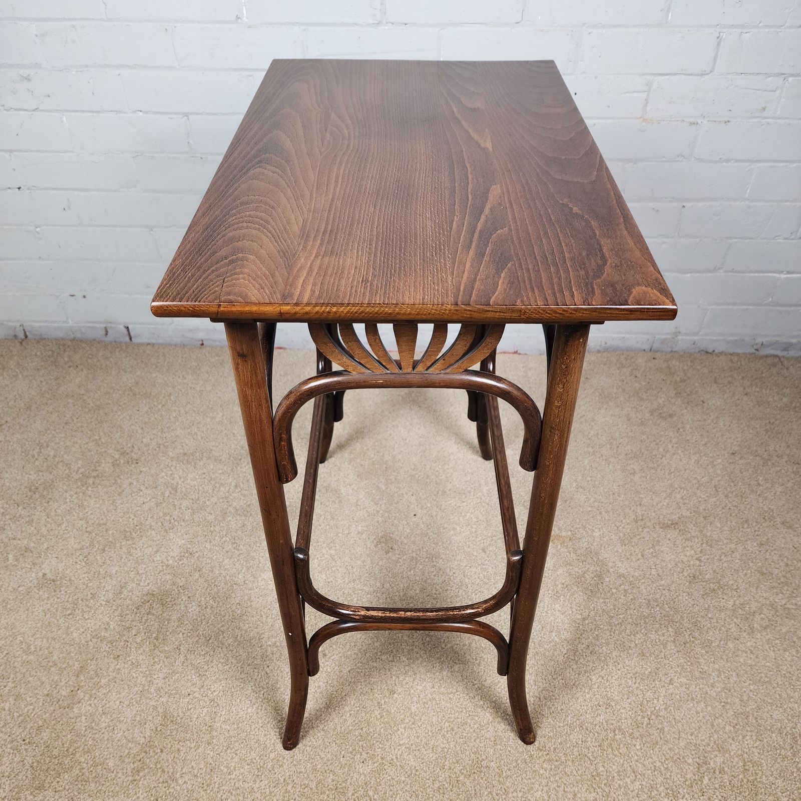 Fischel Side Table "Palmettes" Model Antique Art Nouveau Period photo vinterior