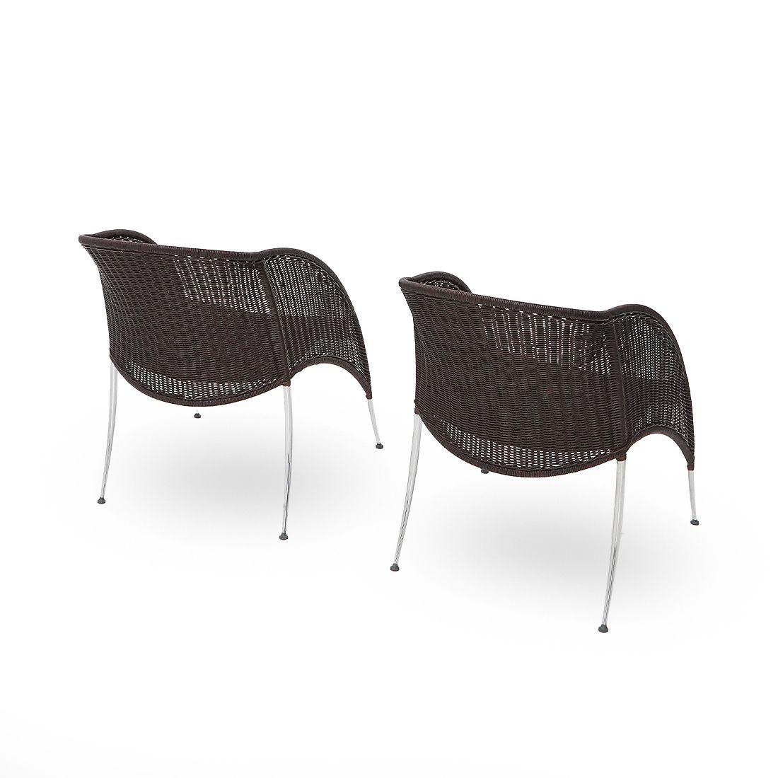 Pair Of “Woogie Chair” Armchairs By Joey Mancini For Bonacina, 1990s photo buy