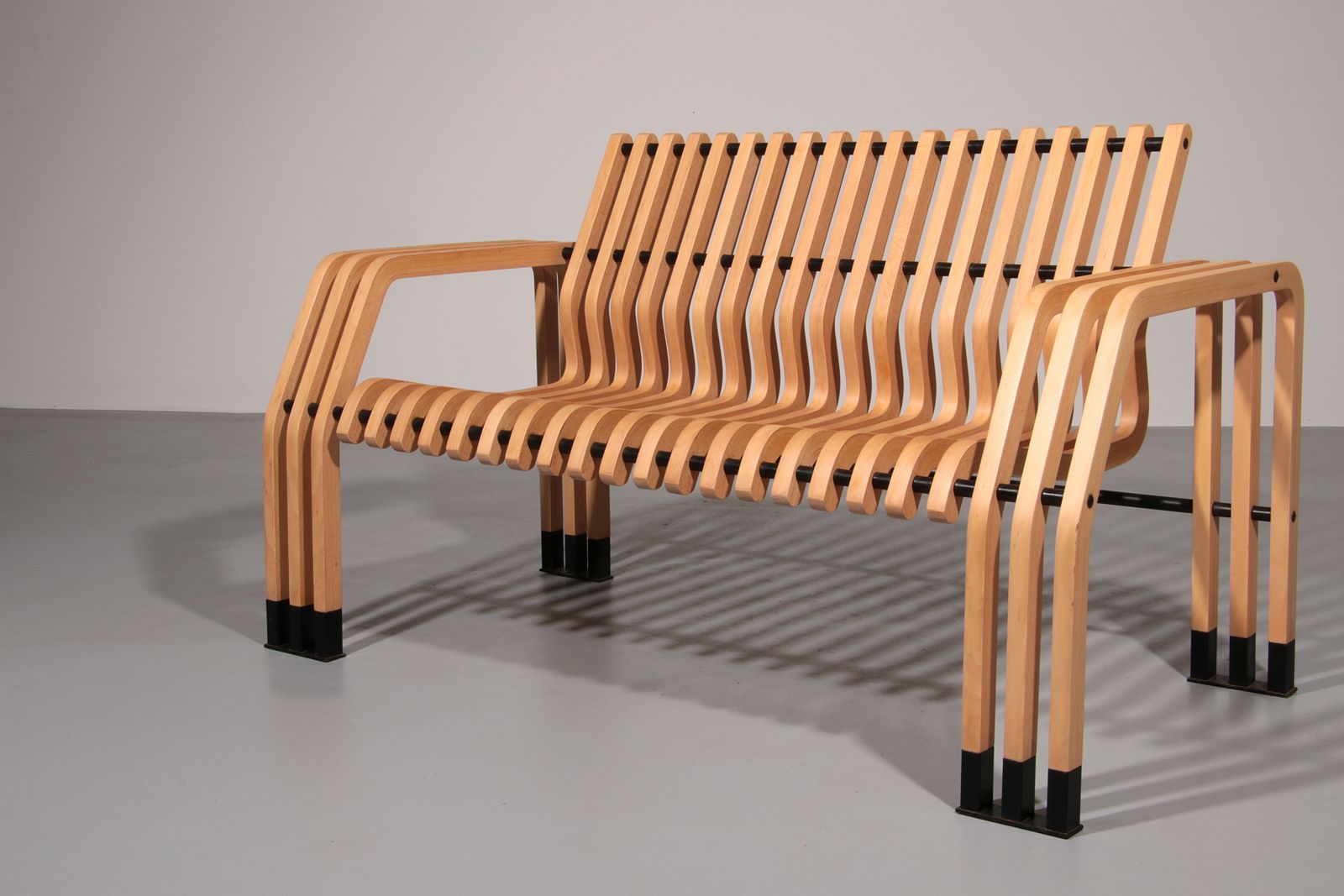 "Scheletro" Bench By Kari Asikainen, P. O. Korhonen Oy, Finland, 1980s photo buy