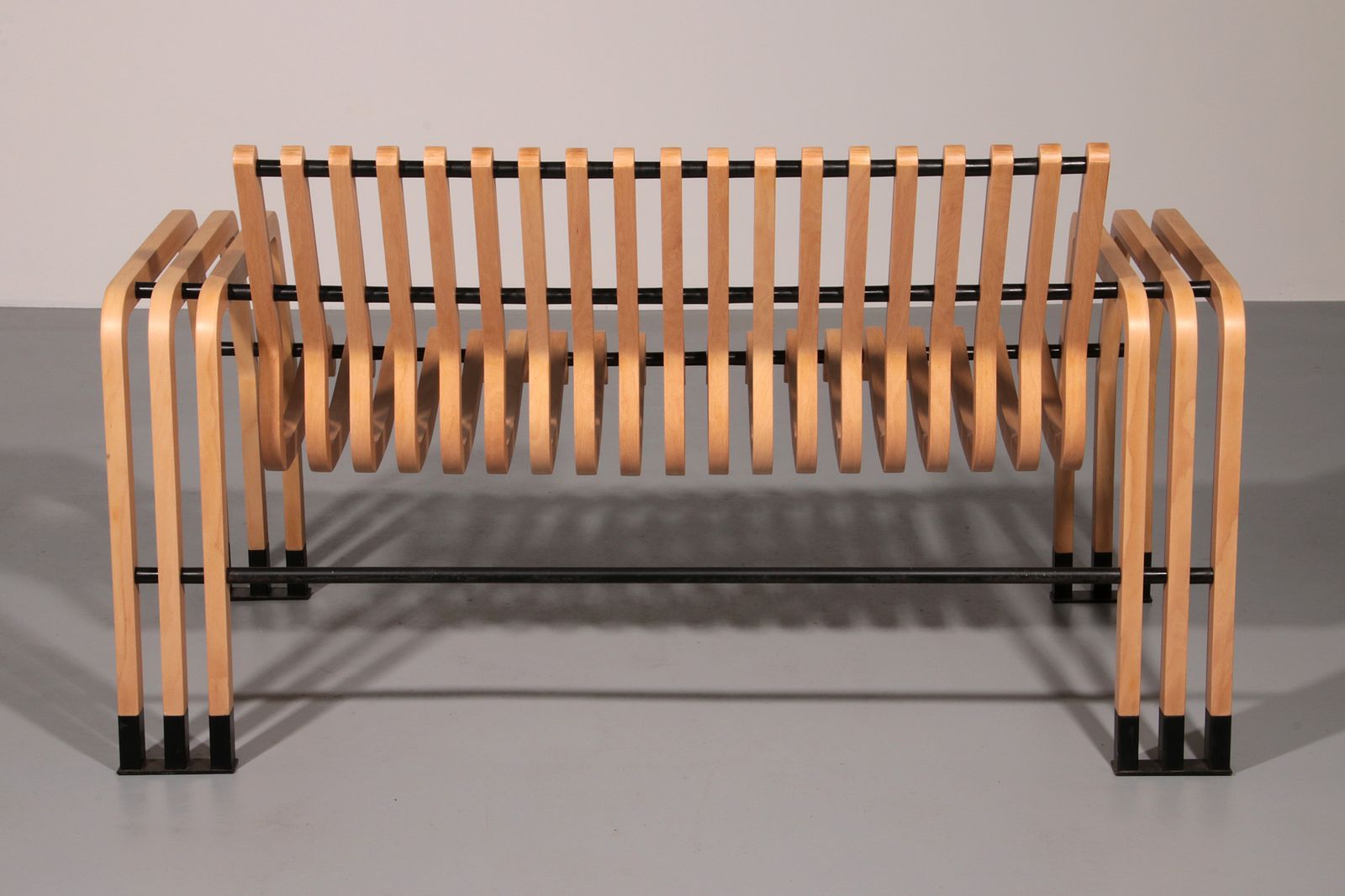 4750.0 "Scheletro" Bench By Kari Asikainen, P. O. Korhonen Oy, Finland, 1980s photo