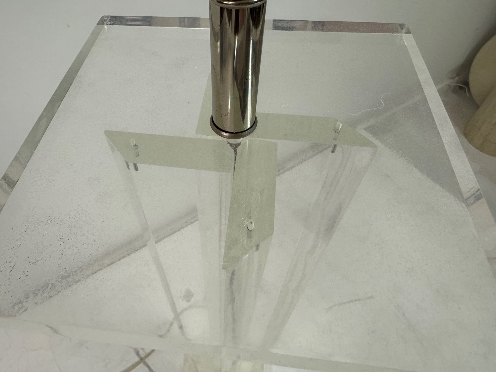 photo furniture Lucite Floor Lamp By Primo, American, Circa 1970s–1980s
