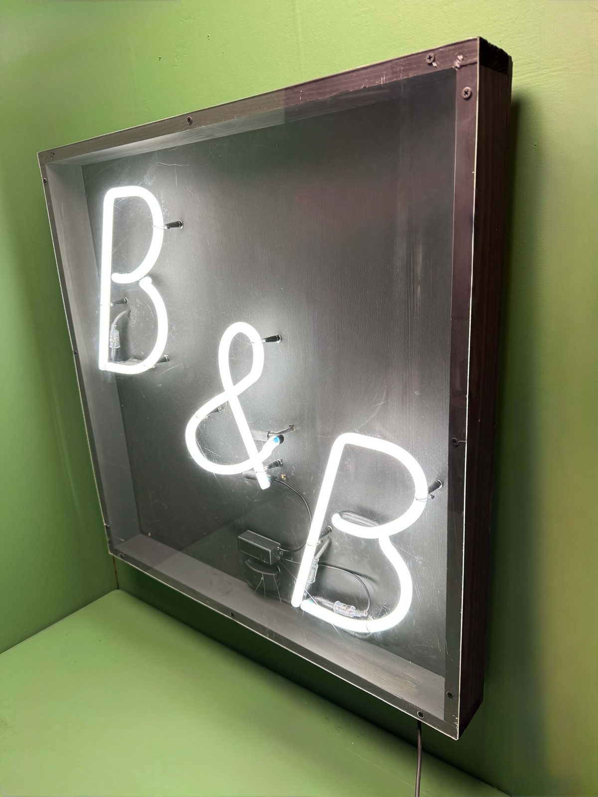 Large ‘ B&B ‘ Bed & Breakfast Neon Sign Circa 1980s photo buy