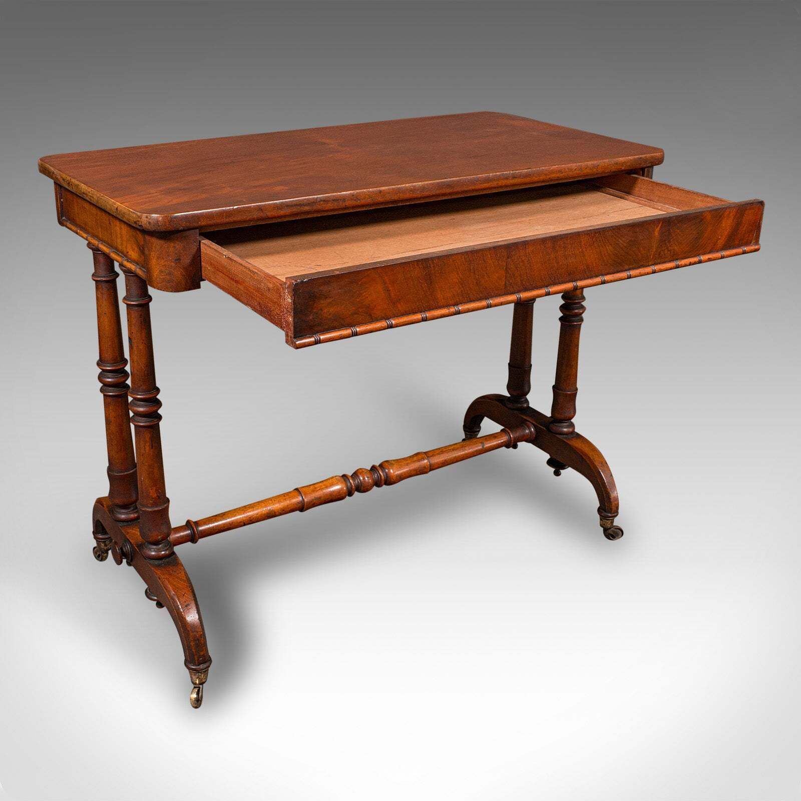 Antique Hallway Side Table, English, Portico, Writing Desk, Regency, Circa 1820 photo furniture