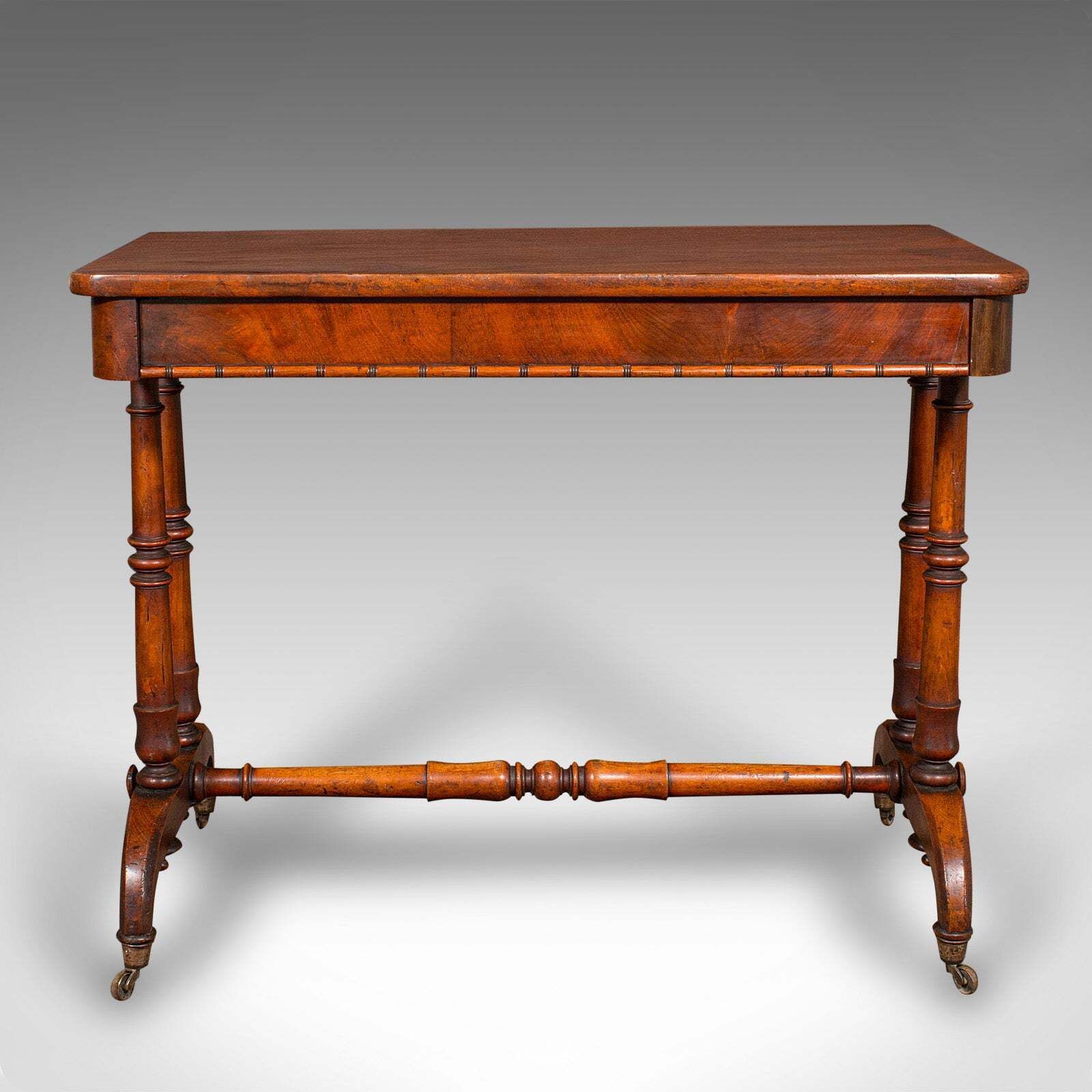 Antique Hallway Side Table, English, Portico, Writing Desk, Regency, Circa 1820 photo for sale