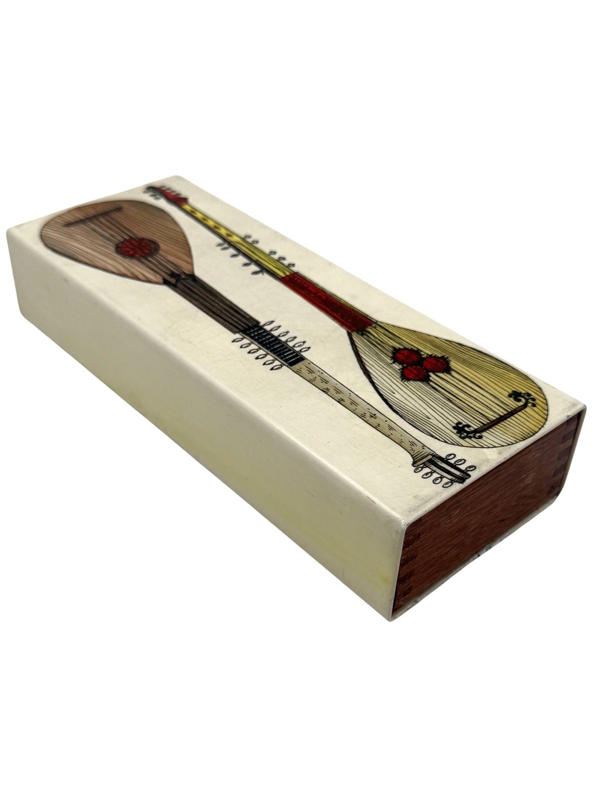Piero Fornasetti, Mandolins Cigars Box, Milan Italy, Ca. 1960s photo 500.0