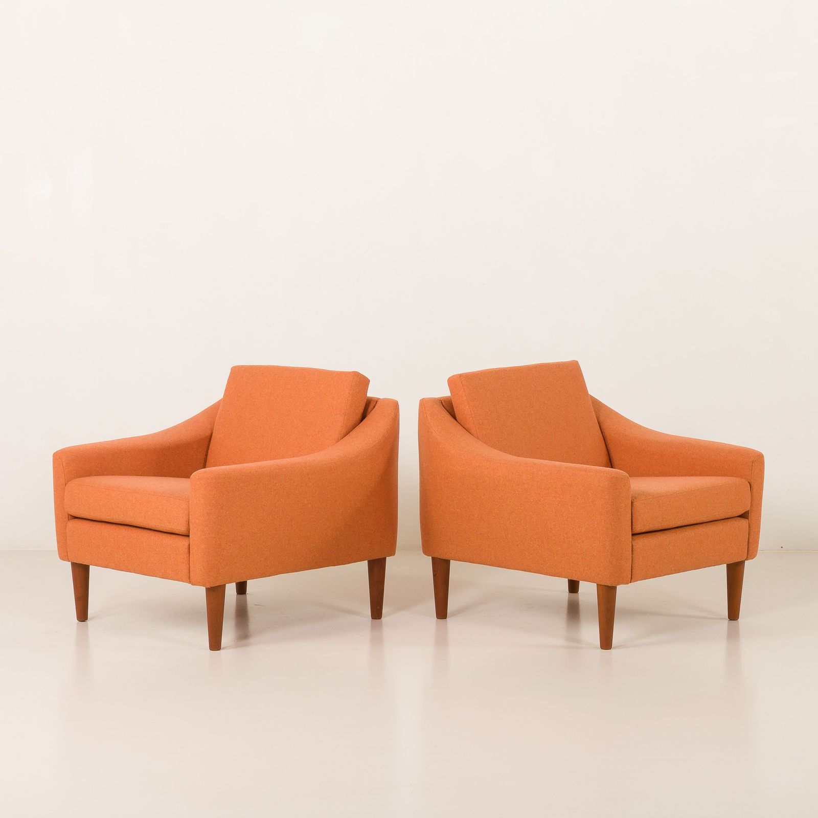 Dux Mid Century Lounge Chairs Attr. To Folke Ohlsson, Sweden 1960s