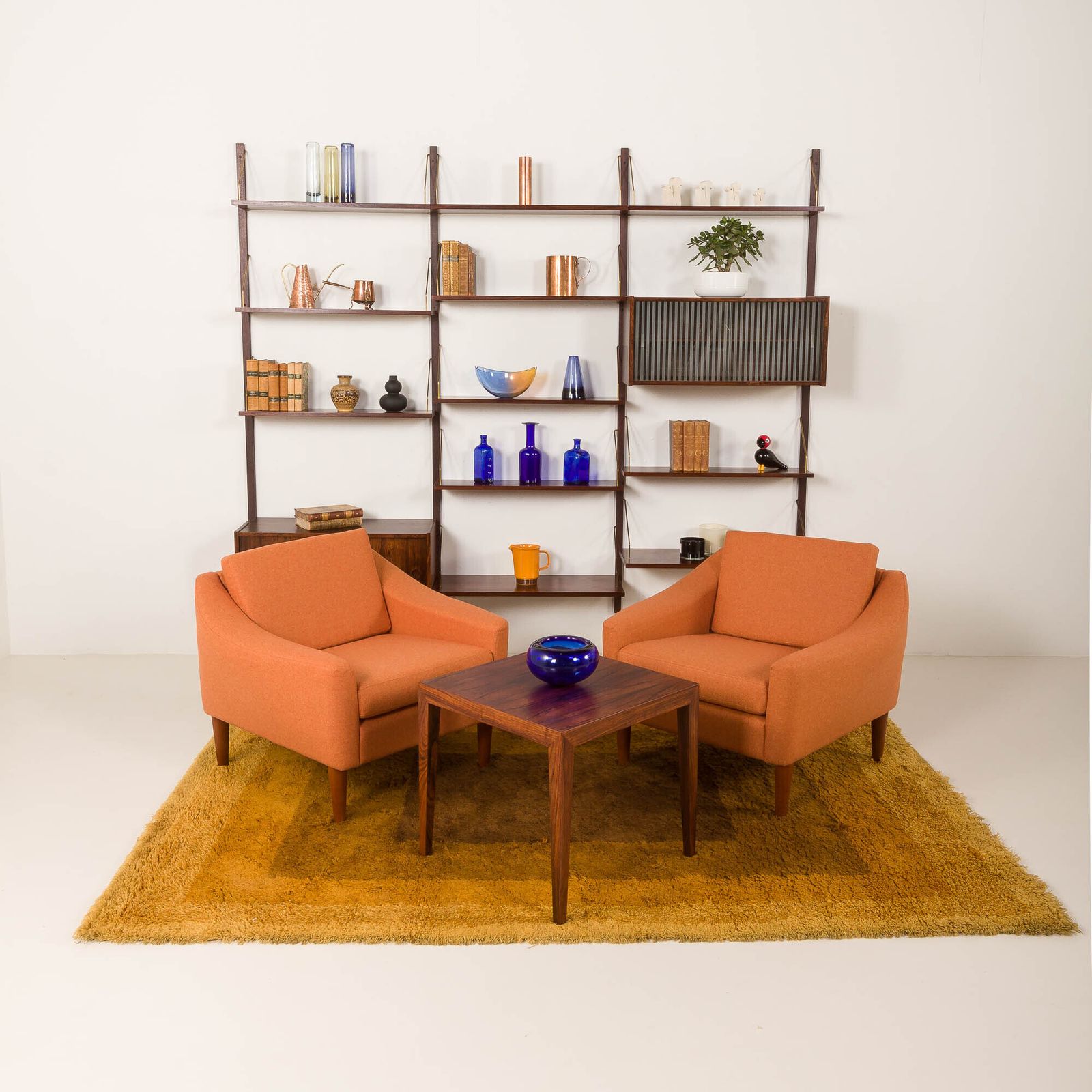 Dux Mid Century Lounge Chairs Attr. To Folke Ohlsson, Sweden 1960s photo furniture