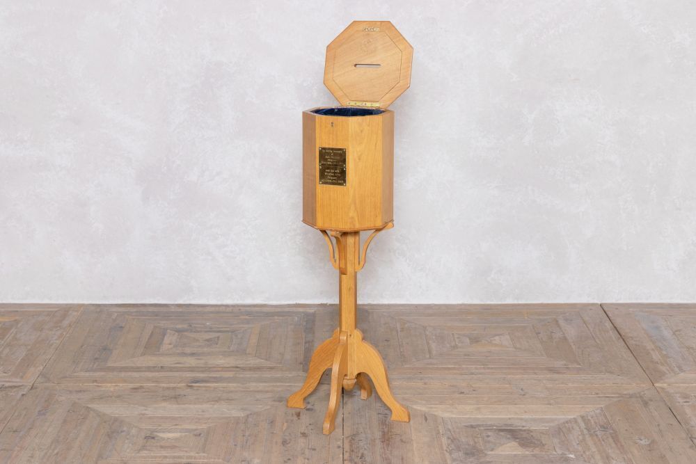 1930's Gothic Style Donation Wedding Post Box photo furniture