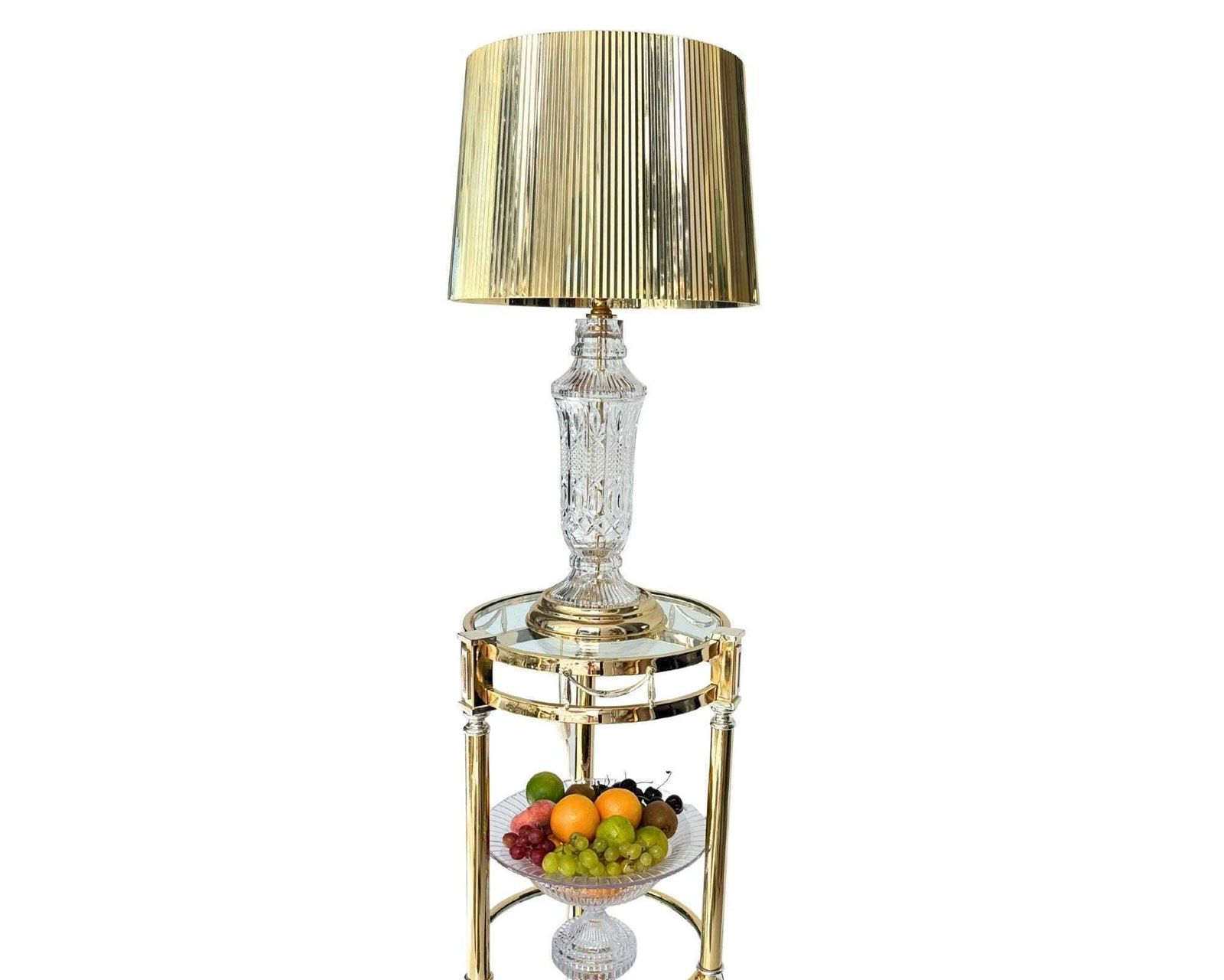 Vintage Ananaslamp | Kristal Met Goud | 18 Inch photo furniture