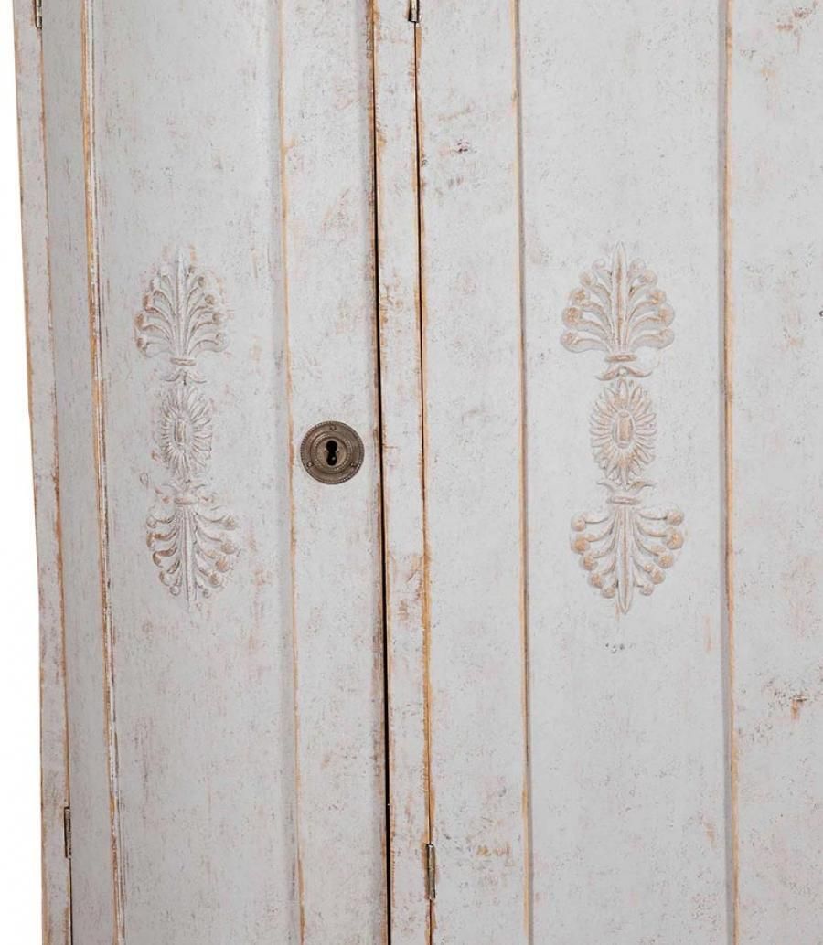 19th Century Swedish Period Four Door Buffet With Curved Ends And Plaster Decorations photo 4800.0