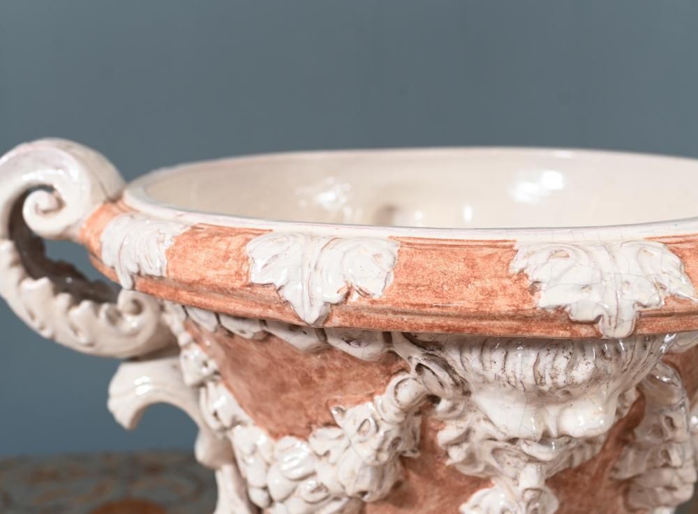 Grand Tour Italian Planter Urn Terracotta Jardiniere photo 1250.0