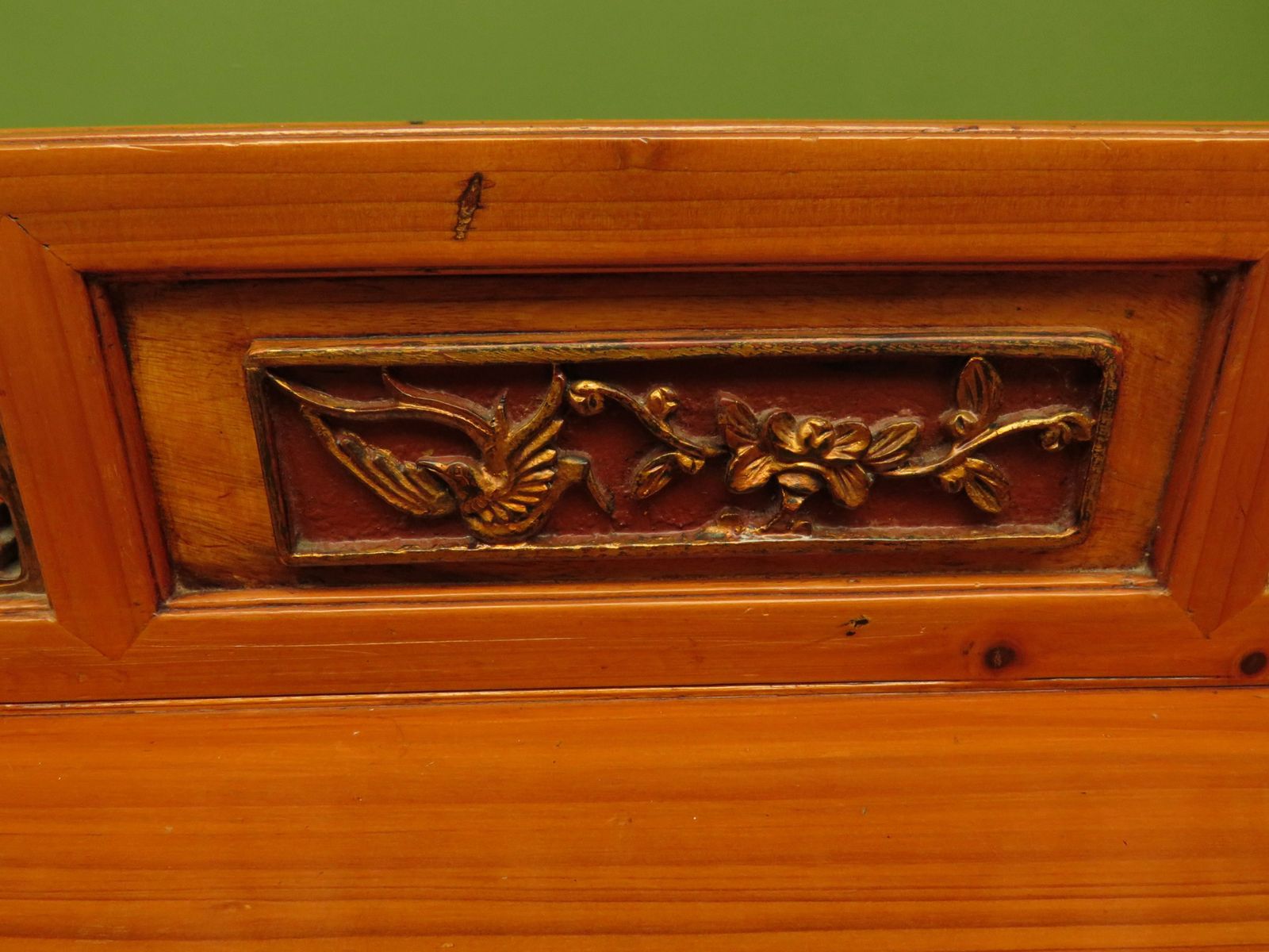 Chinese Wedding Cabinet With Ornate Carvings photo buy