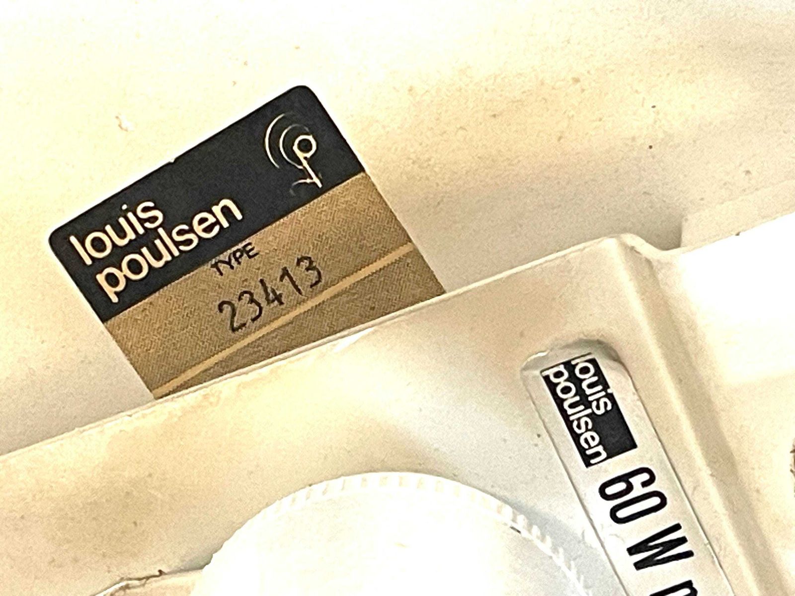 Vintage Mid Century Louis Poulsen “Combi” Rare Danish Table Lamp In Black And White   Design By Per Iversen In 1967 photo vintage