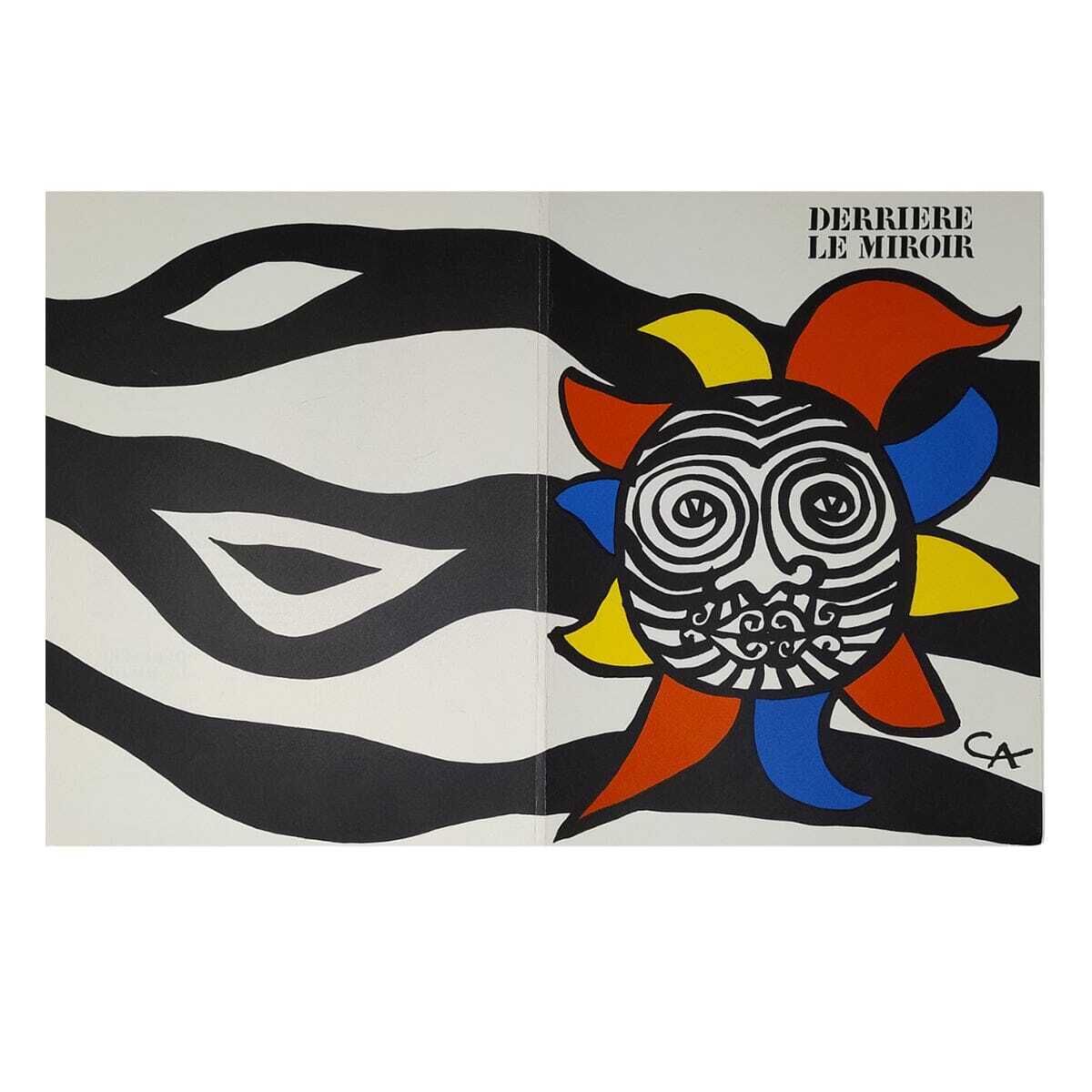Alexander Calder "Derriere Le Miroir" N. 156 With Seven Lithographs By Maeght Editeur.