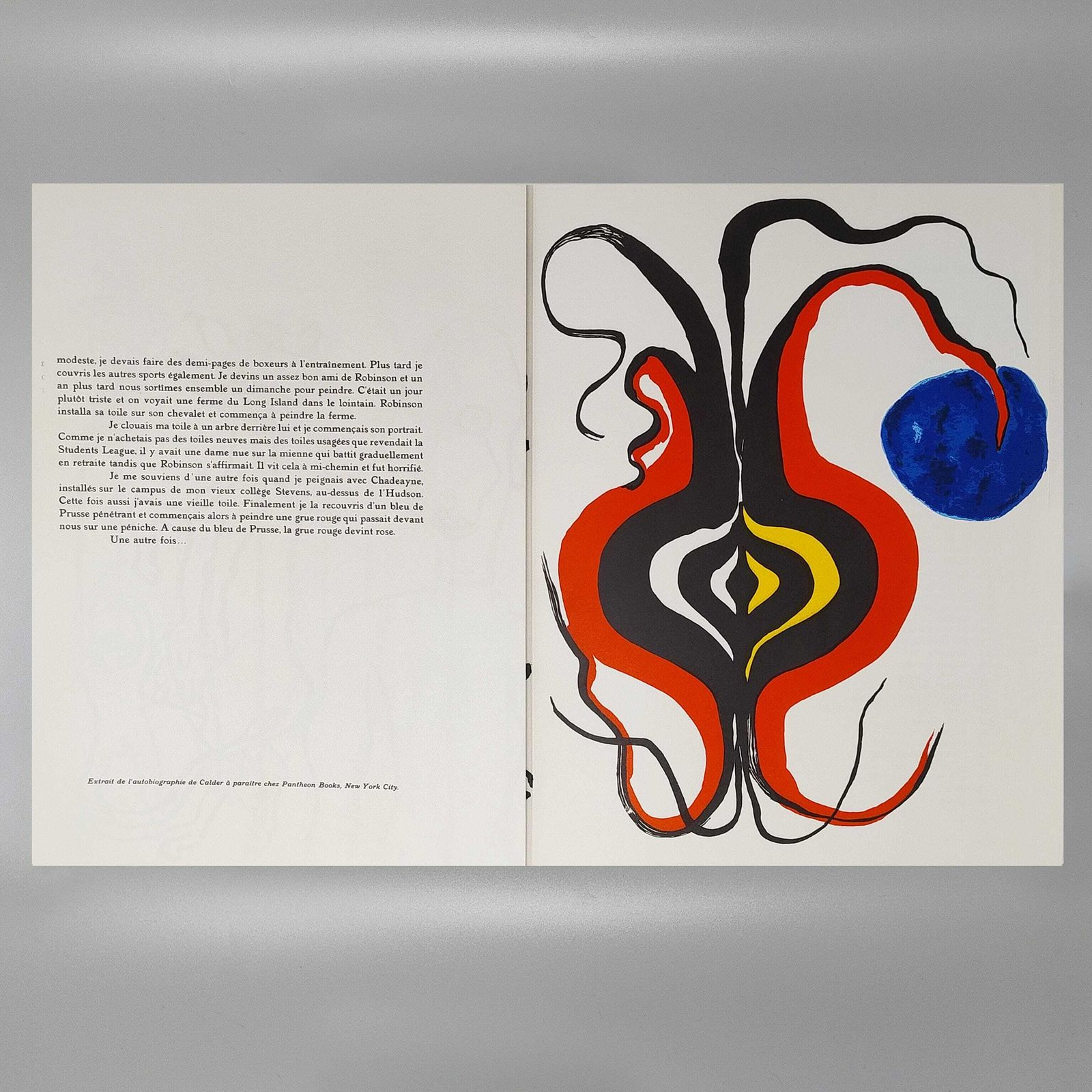6628.0 Alexander Calder "Derriere Le Miroir" N. 156 With Seven Lithographs By Maeght Editeur. photo