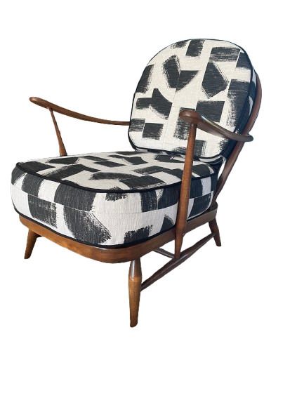 Ercol 203 Windsor Easy Chair With New Covers