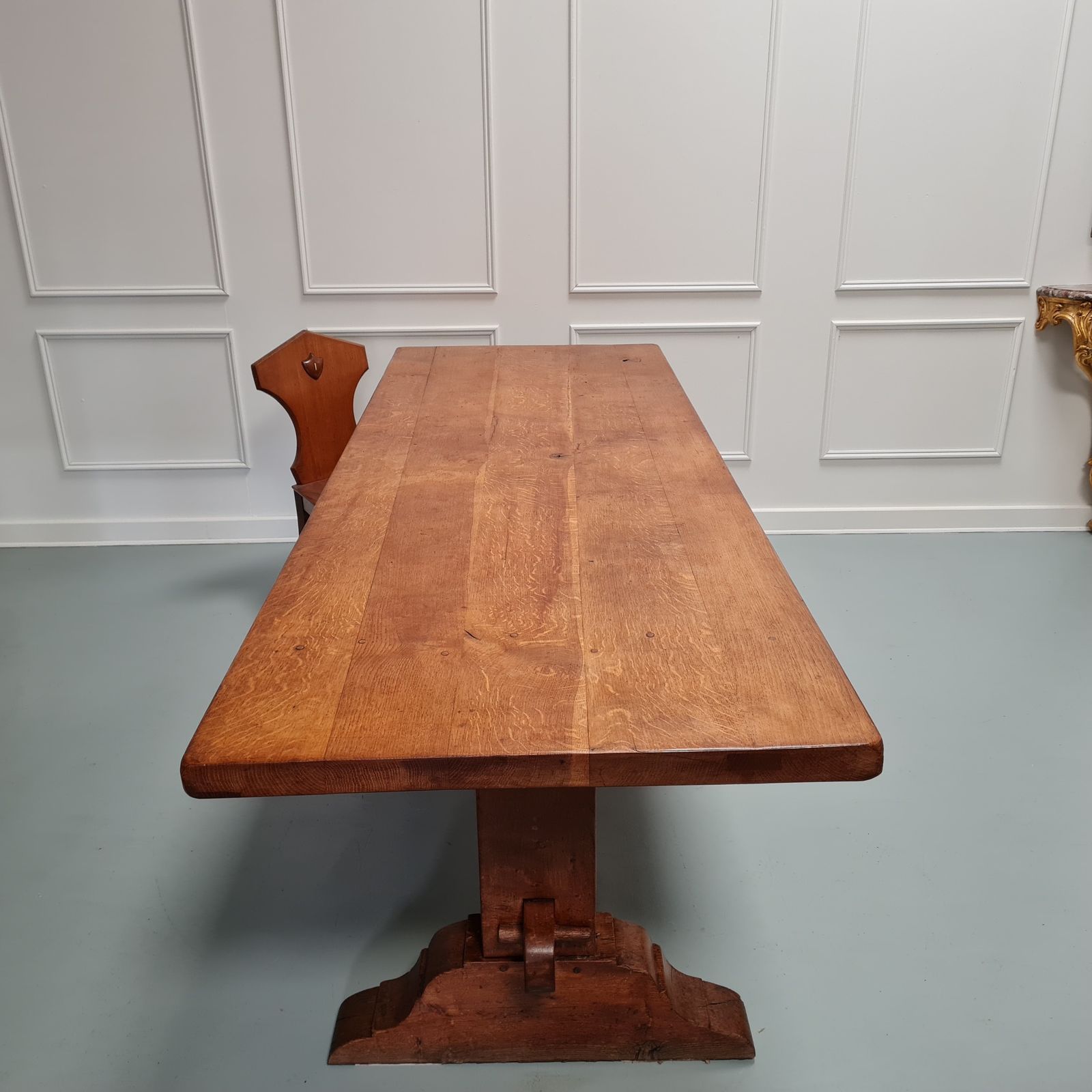photo for sale Huge Oak Monastery Dining Table C1880 Free Delivery Eng/Wales