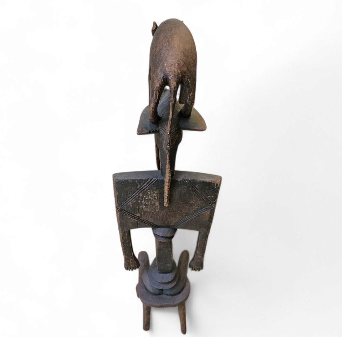 Wooden / Dogon / African Figure Sculpture / 1960s photo for sale
