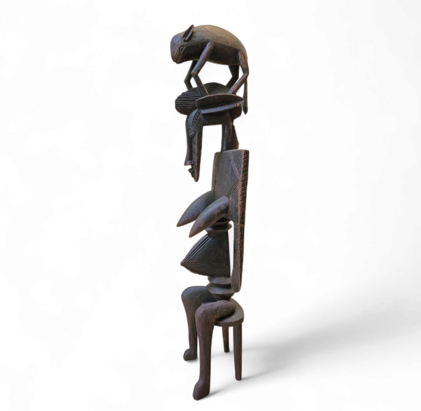 Wooden / Dogon / African Figure Sculpture / 1960s photo buy