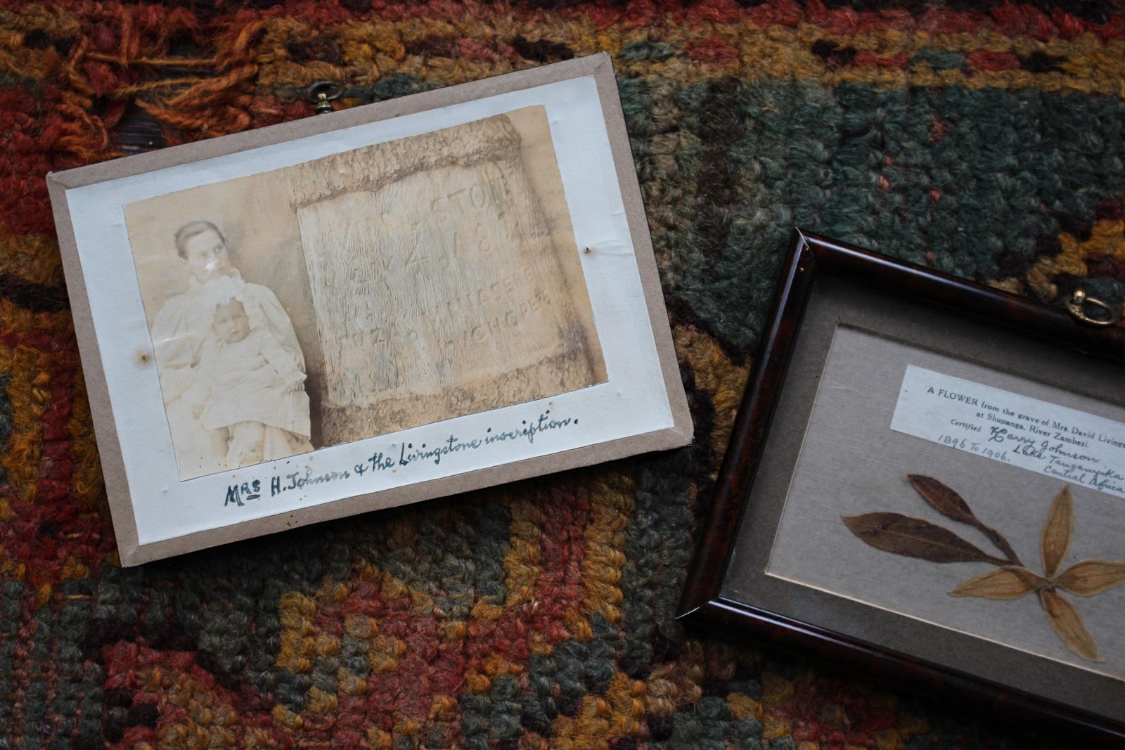 photo for sale 19th Century Mary & David Livingston Memorial Relic Heart Buried Beneath 1896