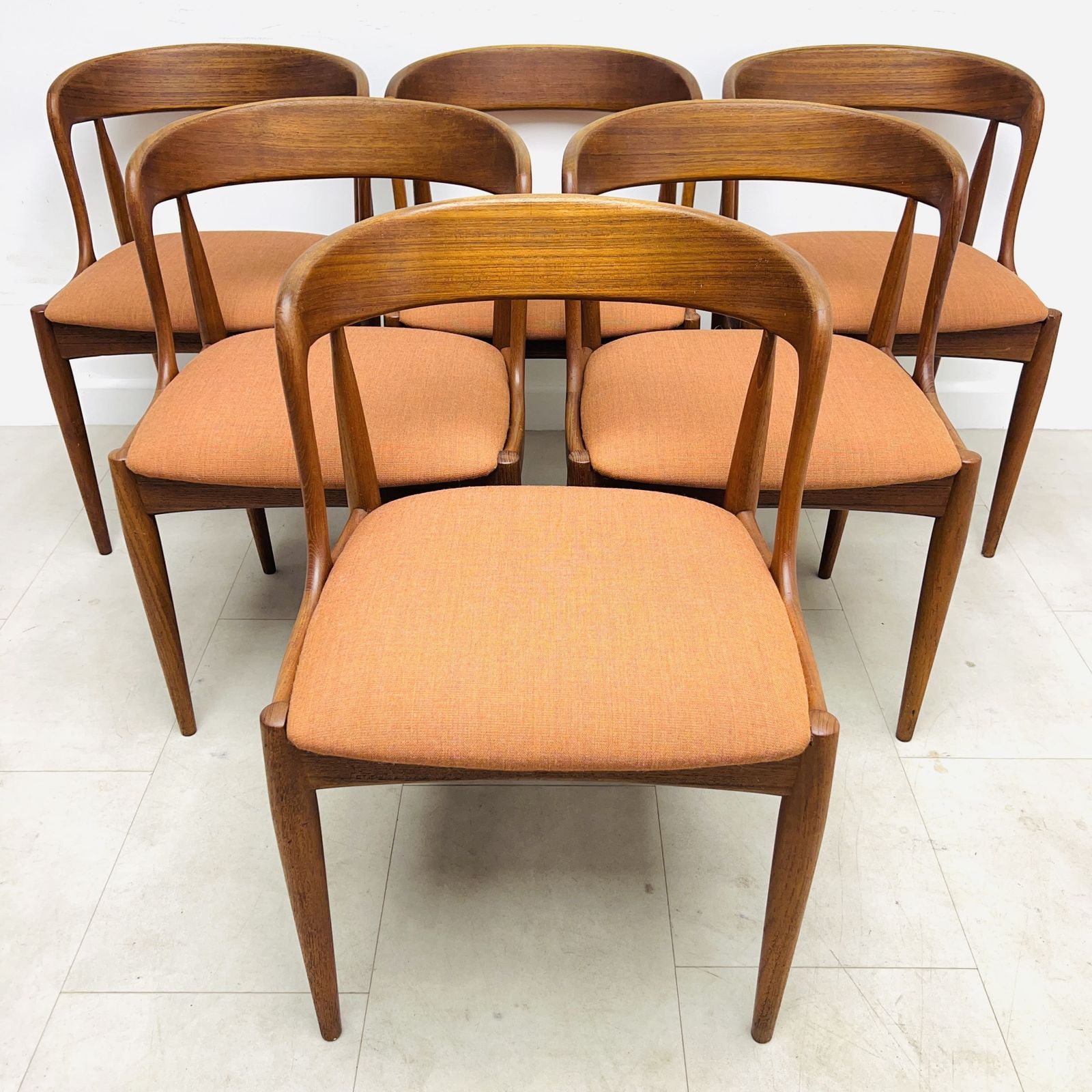 Danish Dining Chairs By Johannes Andersen photo for sale