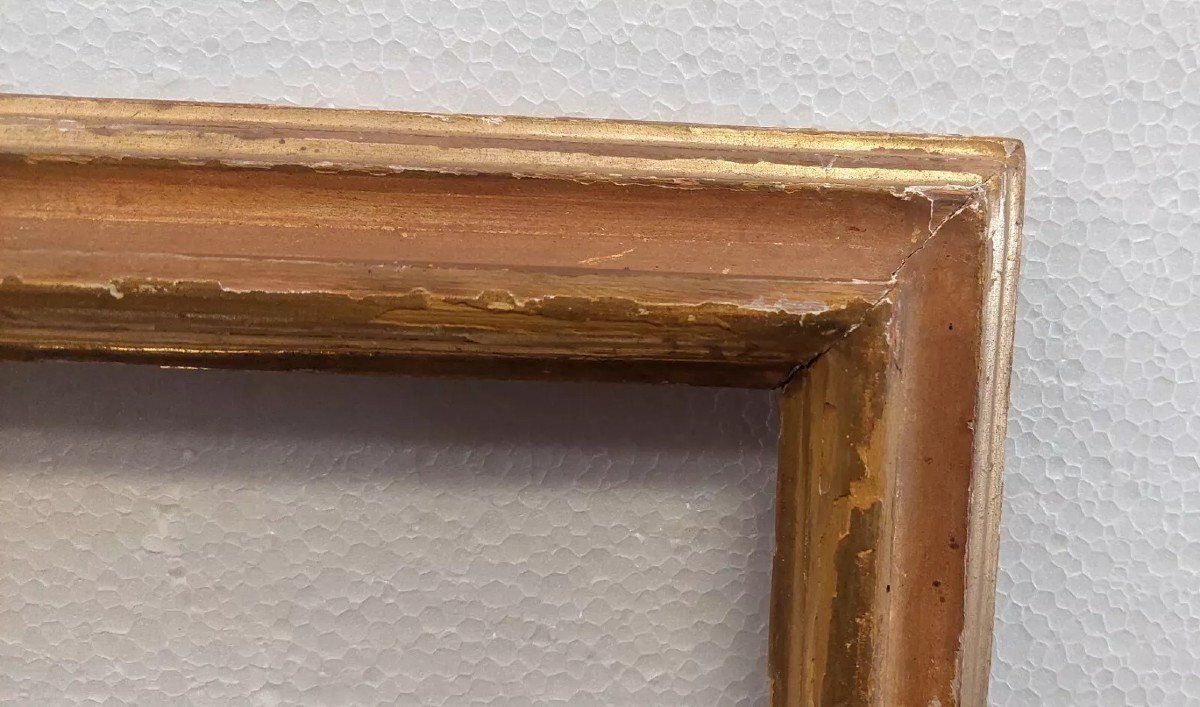 Antique Italian Gilded And Lacquered Frame From The 18th Century photo Home Decor