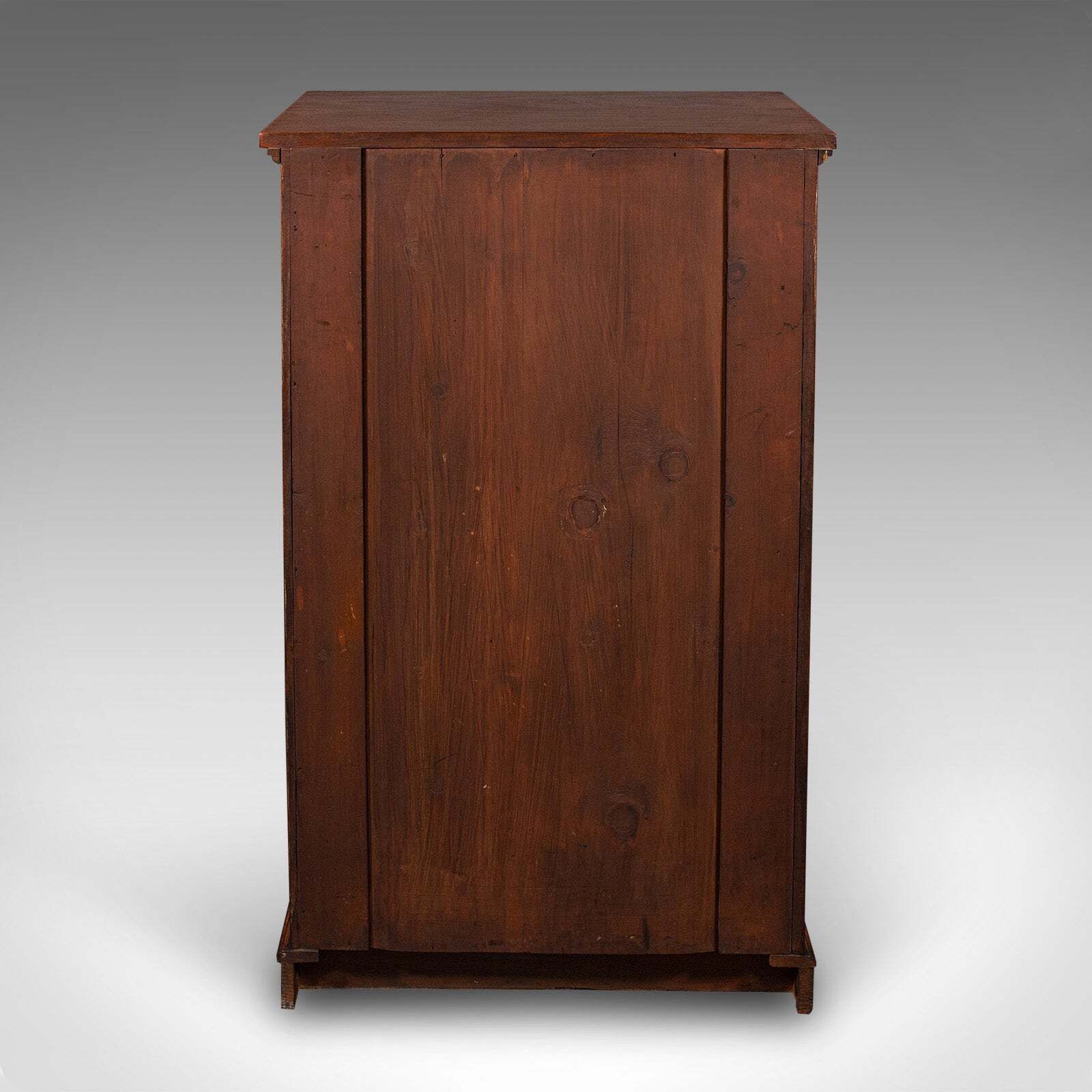 Antique Wellington Chest, English Walnut Specimen Collector's Drawers, Victorian photo buy