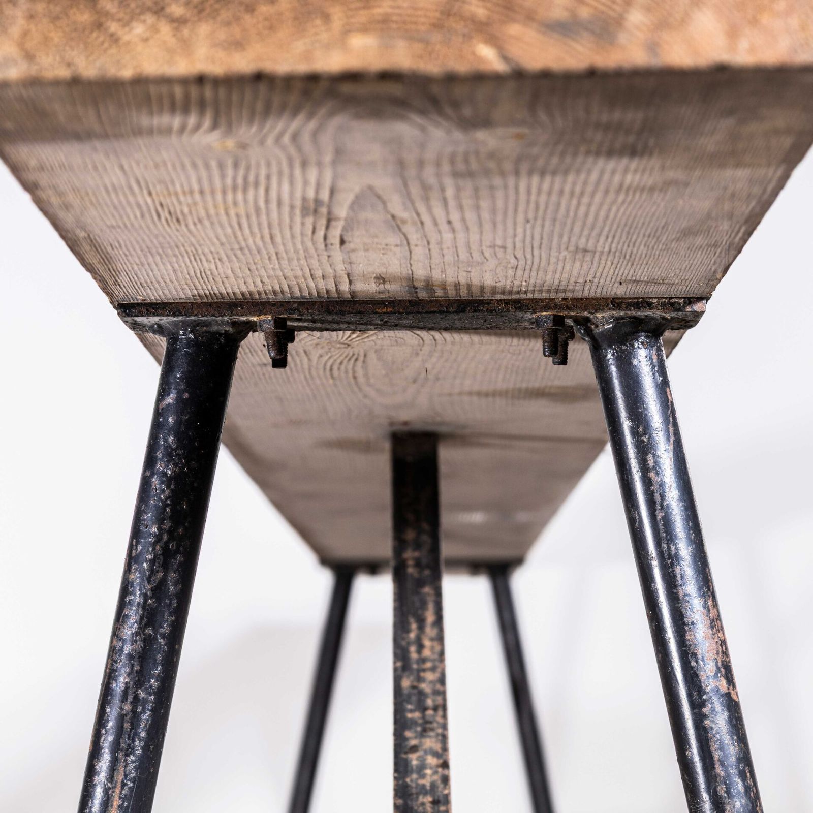 1950’s French Gymnasium Pitch Pine Benches photo buy