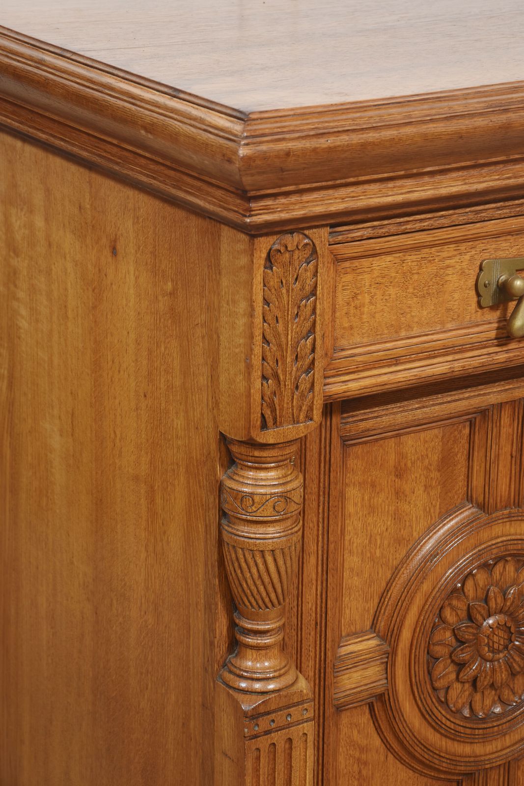 photo furniture Carved Oak Two Door Sideboard By Maple And Co