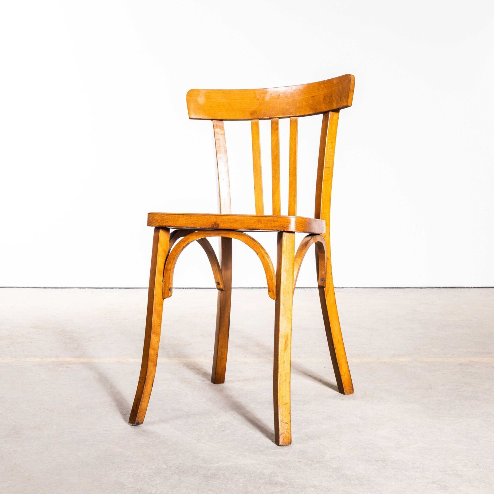 1950’s Baumann Honey Simple Bentwood Dining Chair photo 135.0