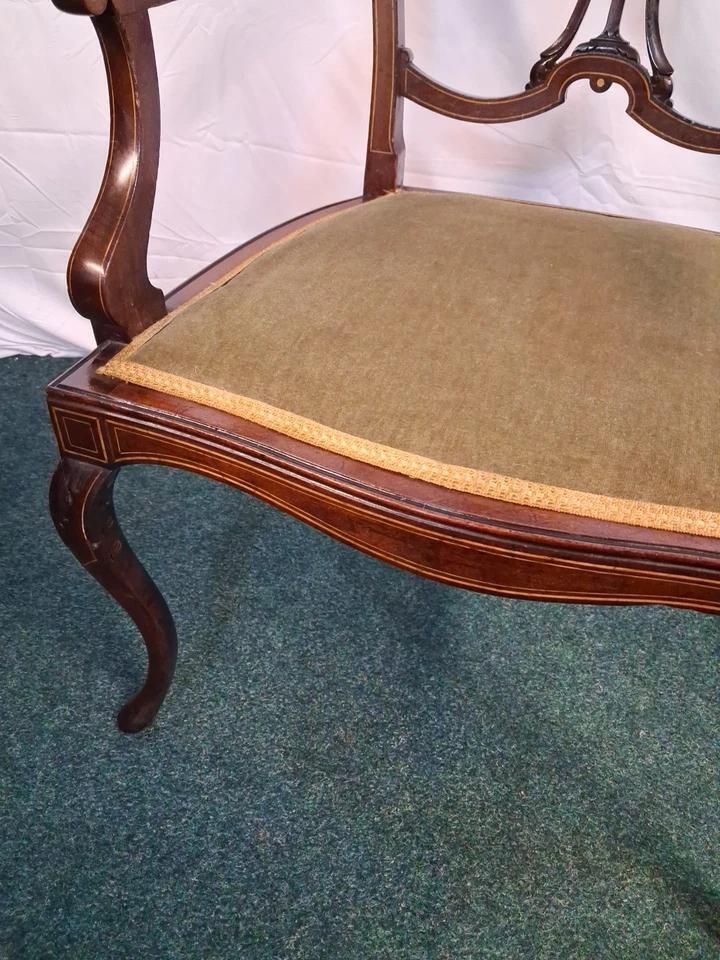 Victorian Elegant Chair With Intricate Carving photo Furniture