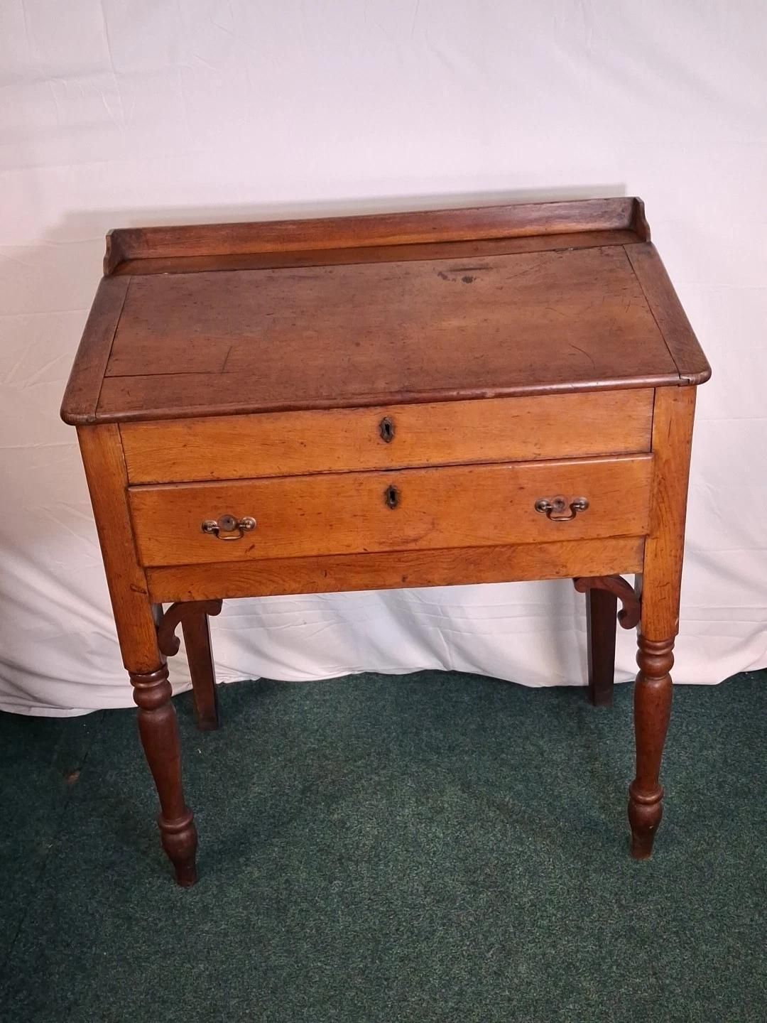 Victorian Clerks Desk Beautiful Condition With Lots Of Patina photo furniture