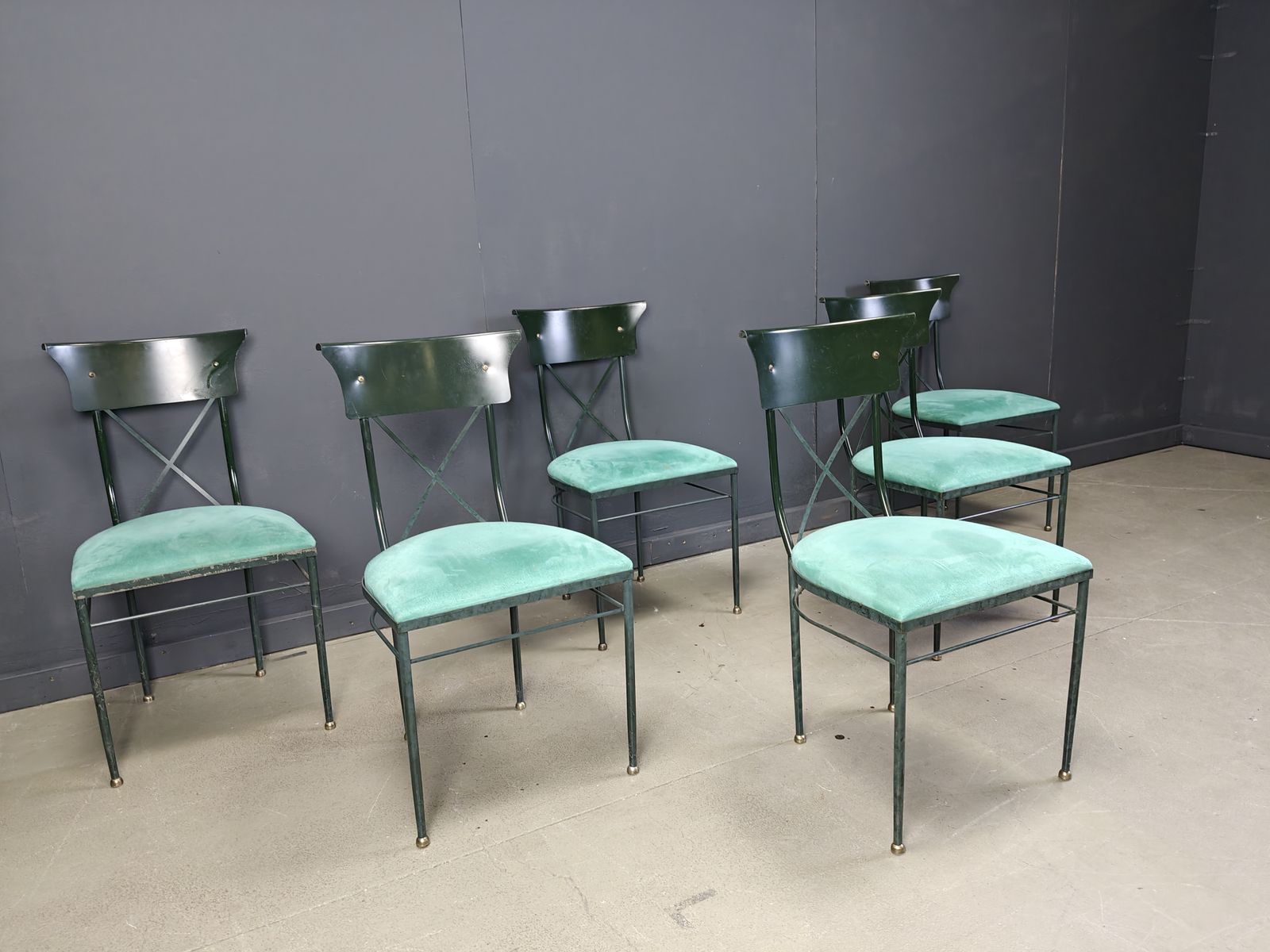 photo furniture Vintage Dining Chairs By Belgo Chrom, Set Of 6   1970s