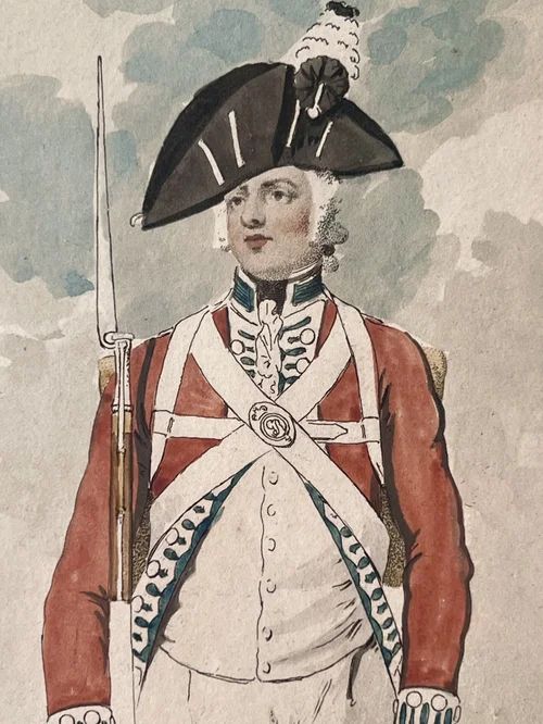The First Regiment Of Foot 1660   By Thomas Kirk After Edward Dayes, London, 1792. photo for sale