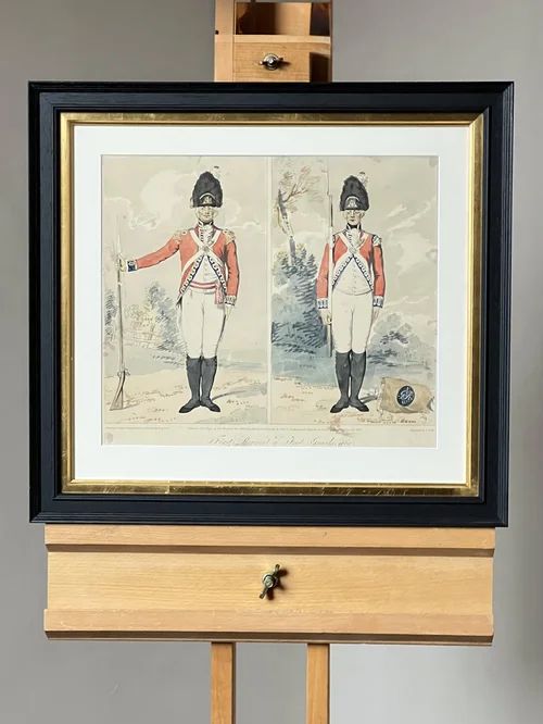 The First Regiment Of Foot 1660   By Thomas Kirk After Edward Dayes, London, 1792. photo 2800.0