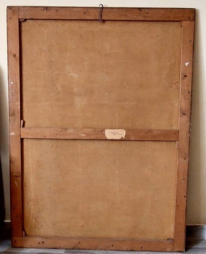 photo furniture Large Oil Painting Canvas 2m X 1.5m Animated Landscape Charles Loui Verboeckhen