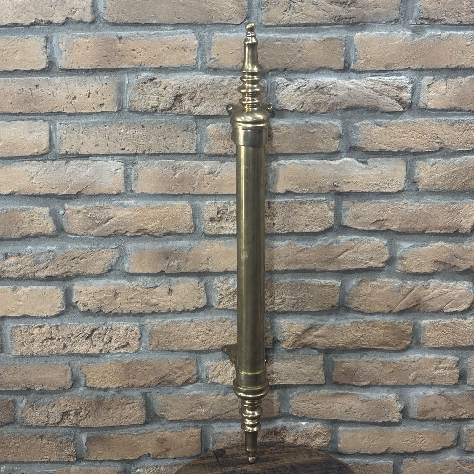 Antique Brass Shop Door Handles (2) photo vinterior