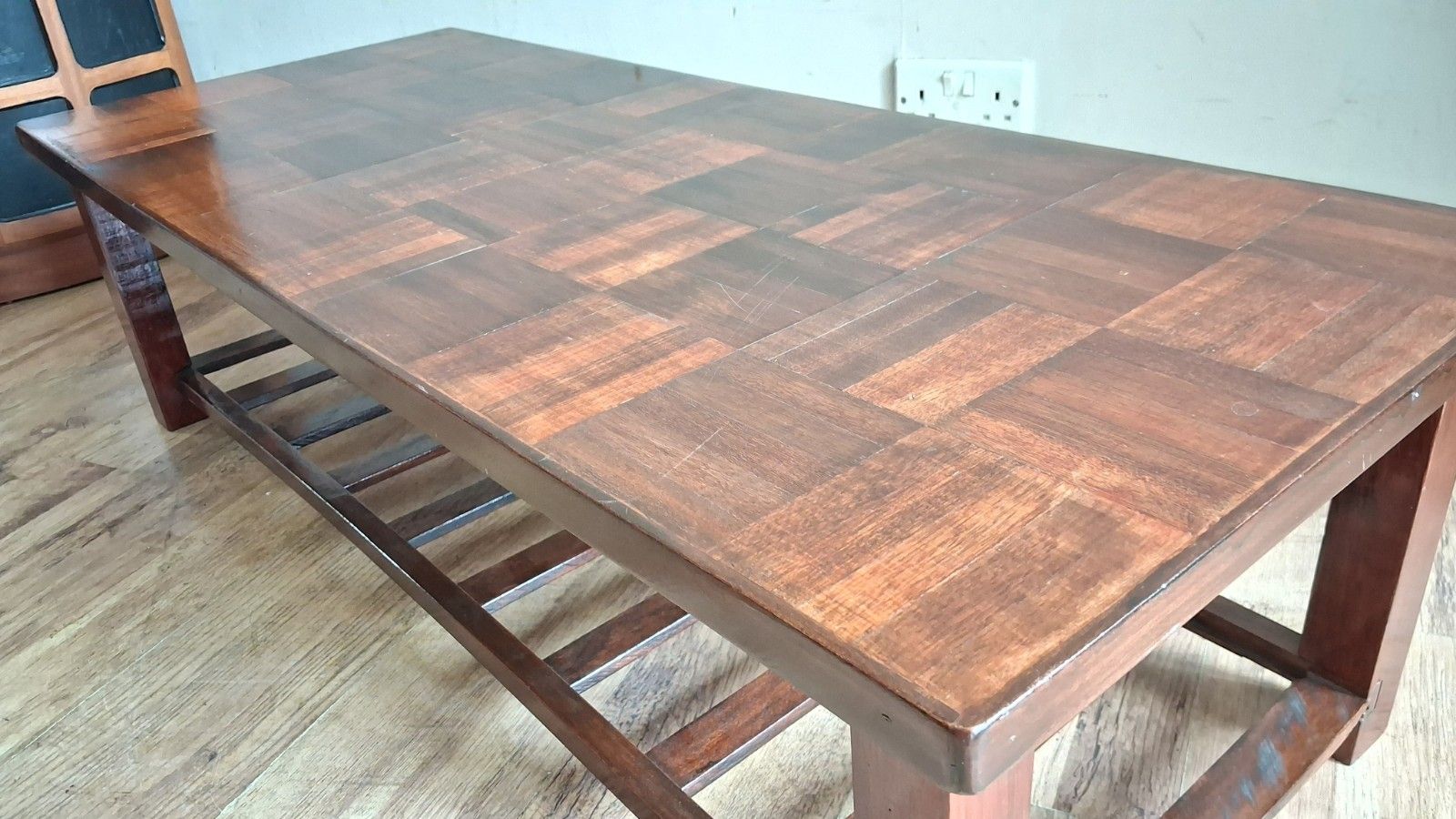 1960's Danish Parquet Top Mid Century  Rosewood Drinks /Coffee Table photo buy