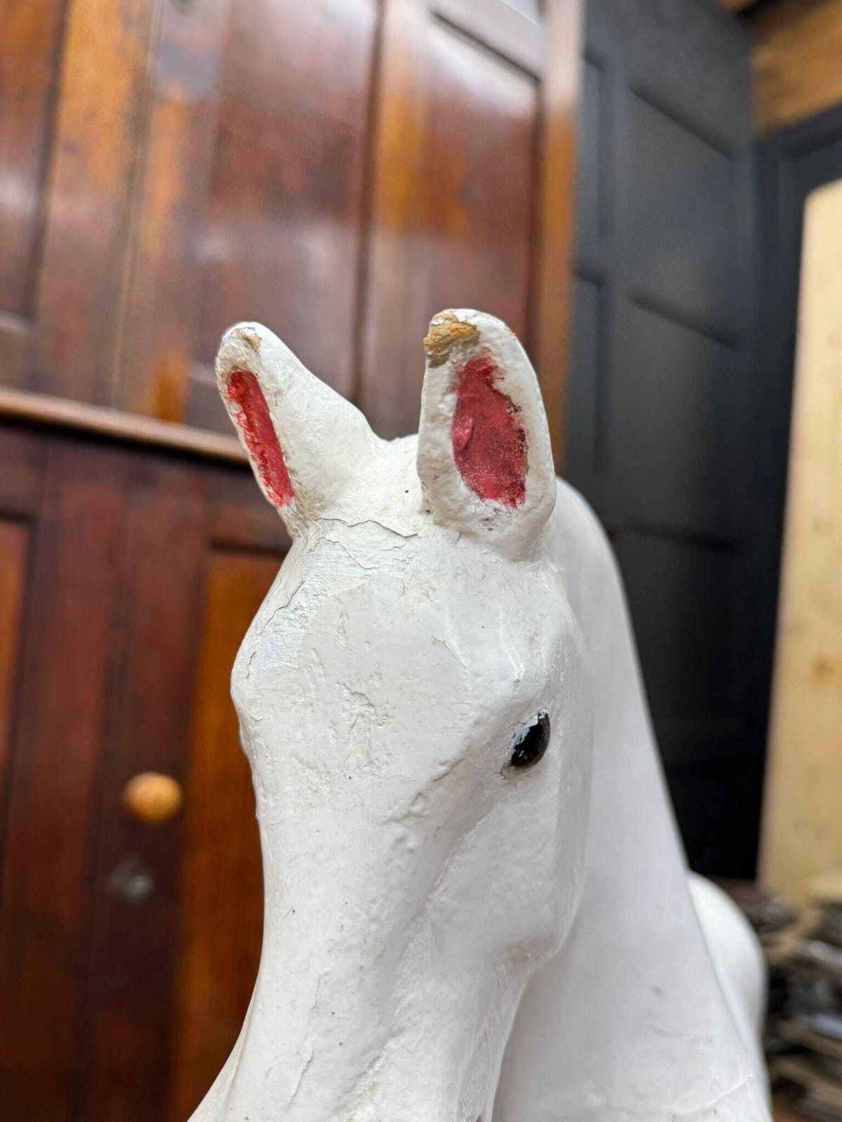 Antique G&J Lines ‘Sportiboy’ Rocking Horse C.1910 – Original Stand, Collectible photo for sale