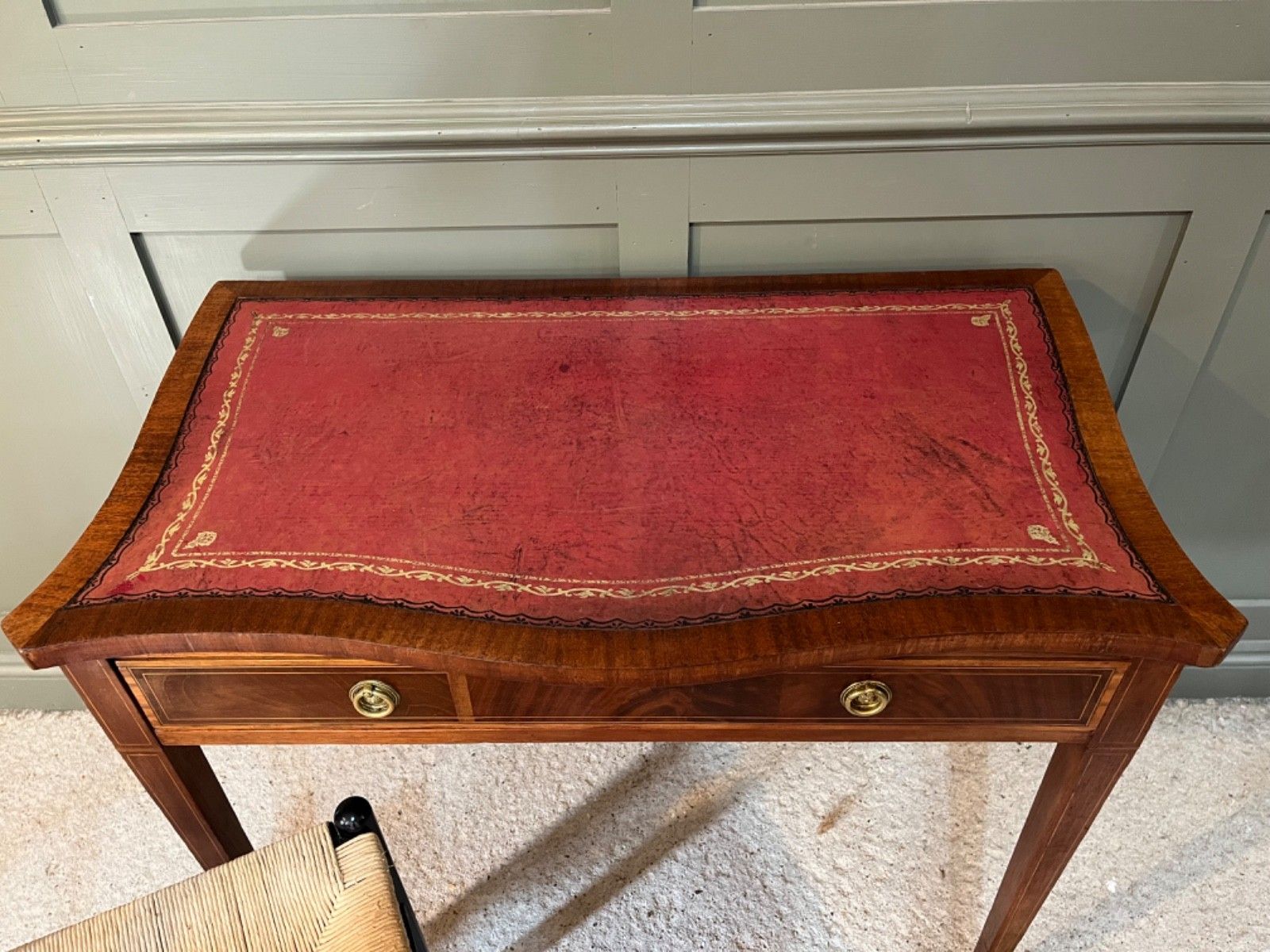 Antique Desk With Leather Top Circa Early 1900’s. photo buy