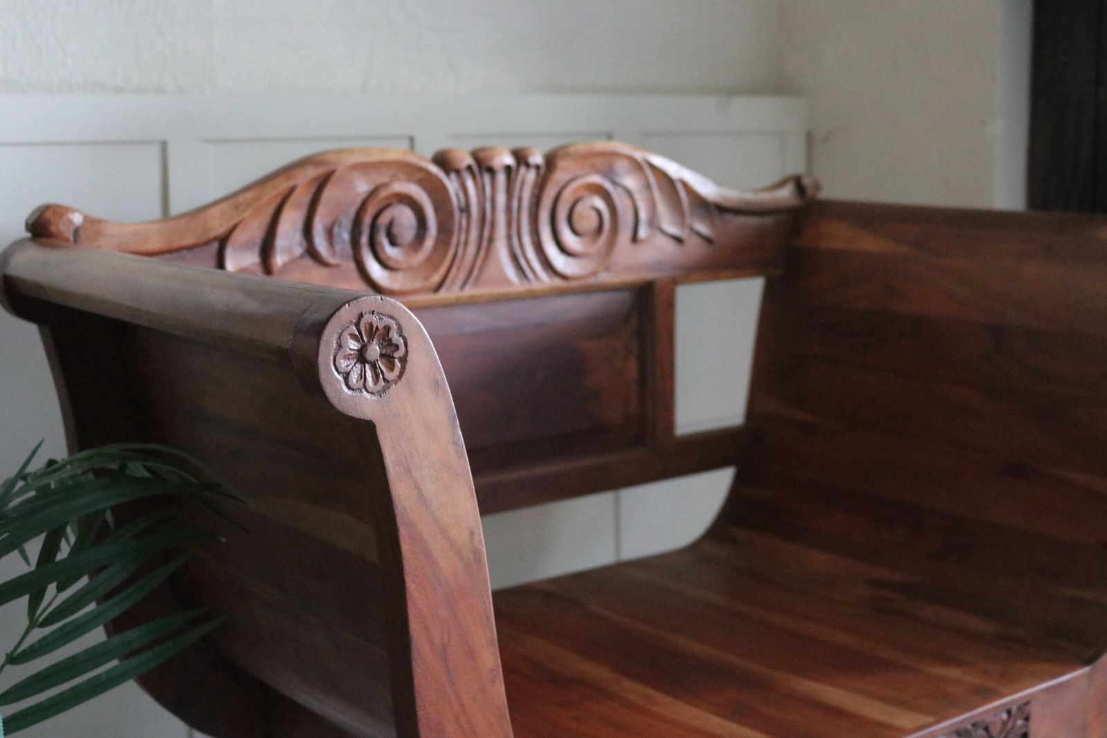 Large Eastern Carved Throne Armchair Hardwood photo Furniture