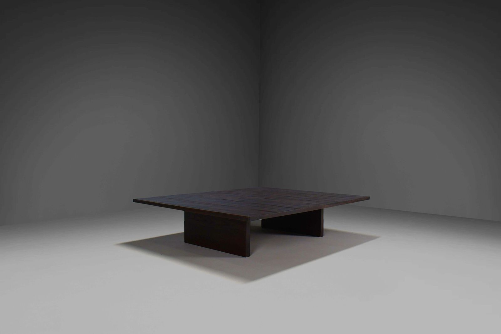 Large Bamboo And Wenge Coffee Table By Axel Vervoordt, Belgium photo Furniture