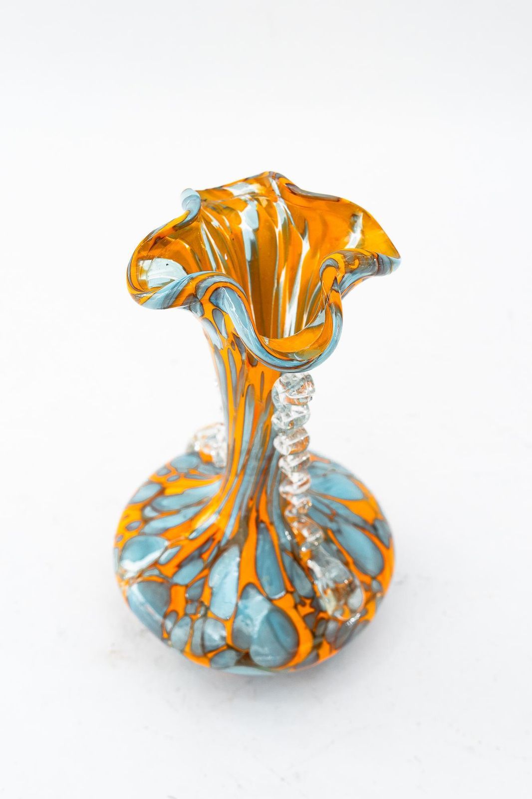 photo furniture Millefiori Italian Art Glass Vase Around 1950s