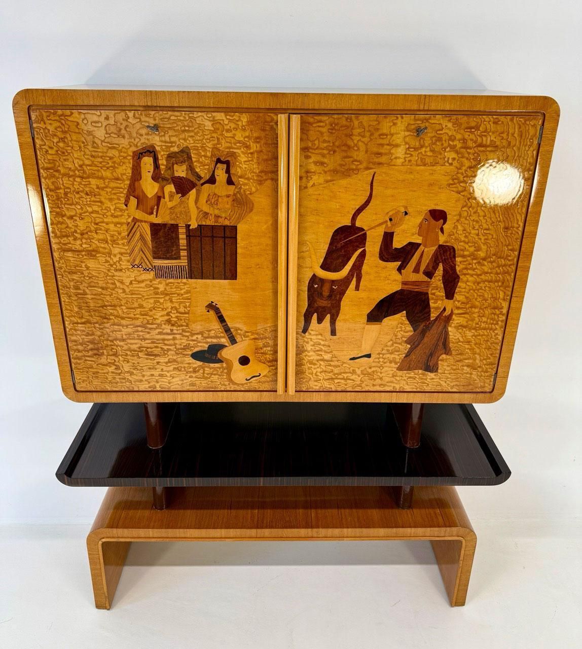 Rare Cassi Ramelli Bar Cabinet, Published In Archivio Anzani, 1936 photo 44105.0