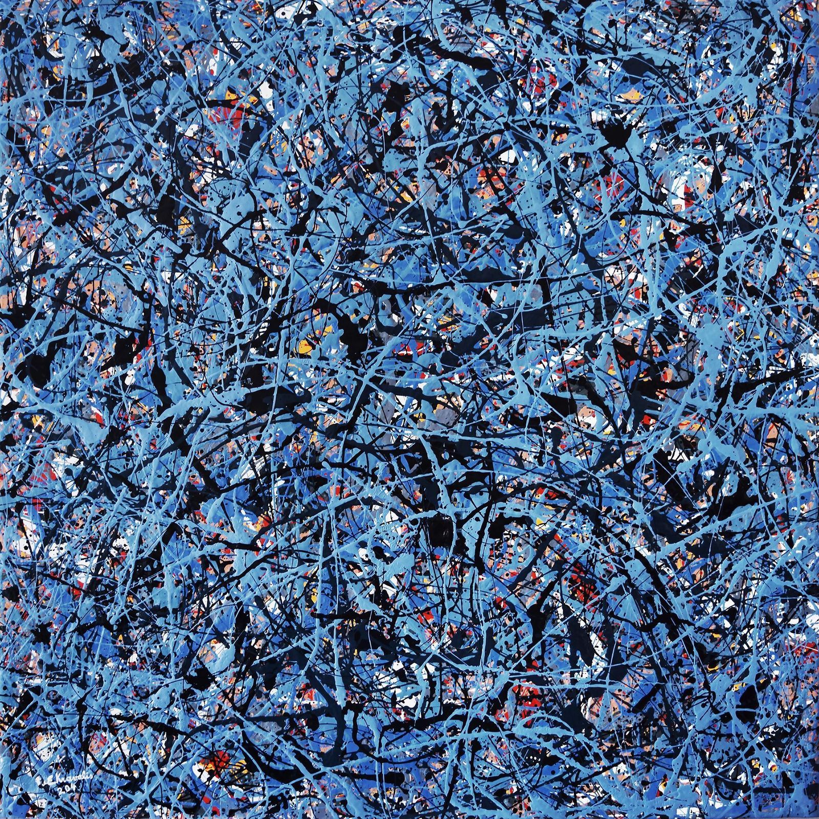 Edijs Kravalis204,  Mixed Media/Canvas, 150x150 Cm, 20252025