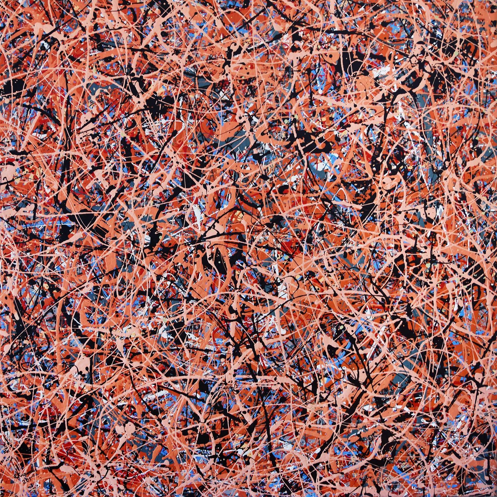 Edijs Kravalis201,  Mixed Media/Canvas, 150x150 Cm, 20252025