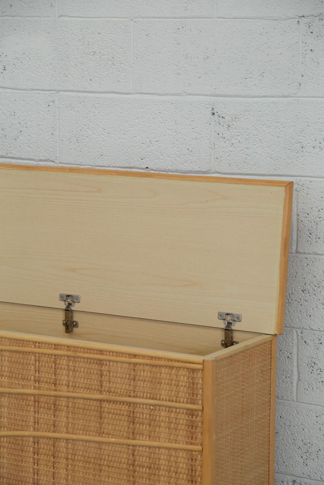 Axel Enthoven Attr. Rattan And Bamboo Storage Cabinet photo Furniture